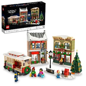Kit de construção LEGO Holiday Main Street 10308 com 6 minifiguras