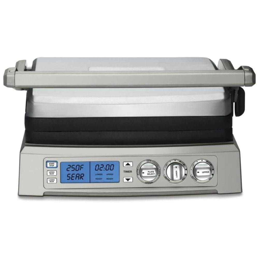 Elite ill, Churrasqueira, Aço Inoxidável, 110v, CUISINART GR 300WS, Prateado