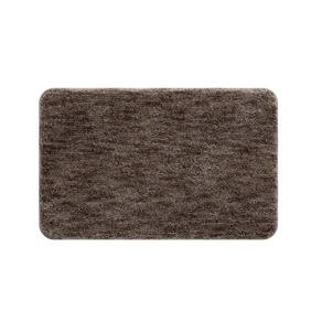 Tapete Lotus Grosso Pelo Baixo Antiderrapante - Bege - 66x180cm