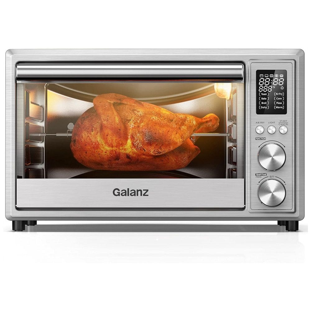 Forno Multifuncional, 1800W, 30L, 8 Funções, Aço Inox, 110v, GALANZ GT12SSDAN18, Prateado
