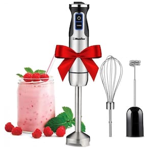 Mixer Multifuncional com 9 Velocidades e Acessórios, 500W, 110v, MUELLER AUSTRIA 1, Prateado