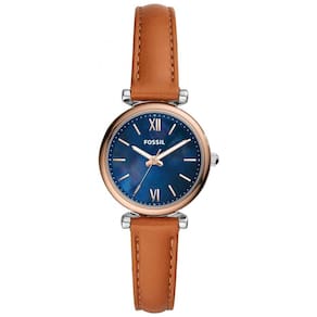 Relógio Feminino de Quartzo e Aço Inoxidável, FOSSIL ES4701, Marrom