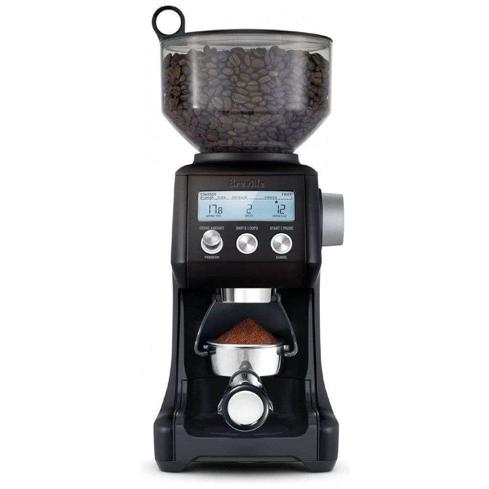 Moedor de Café Elétrico Inteligente com 60 Configurações de Moagem, 165 W, 110v, BREVILLE BCG820BTR1BUS1, Preto