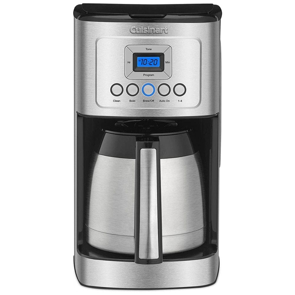 Cafeteira Elétrica Programável Térmica Garrafa Aço Inoxidável de 12 Xícaras, CUISINART DCC 3400, Prateado
