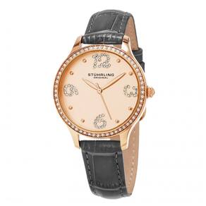 Relógio Feminino Stuhrling Chique 560 Quartzo 36mm, Cinza
