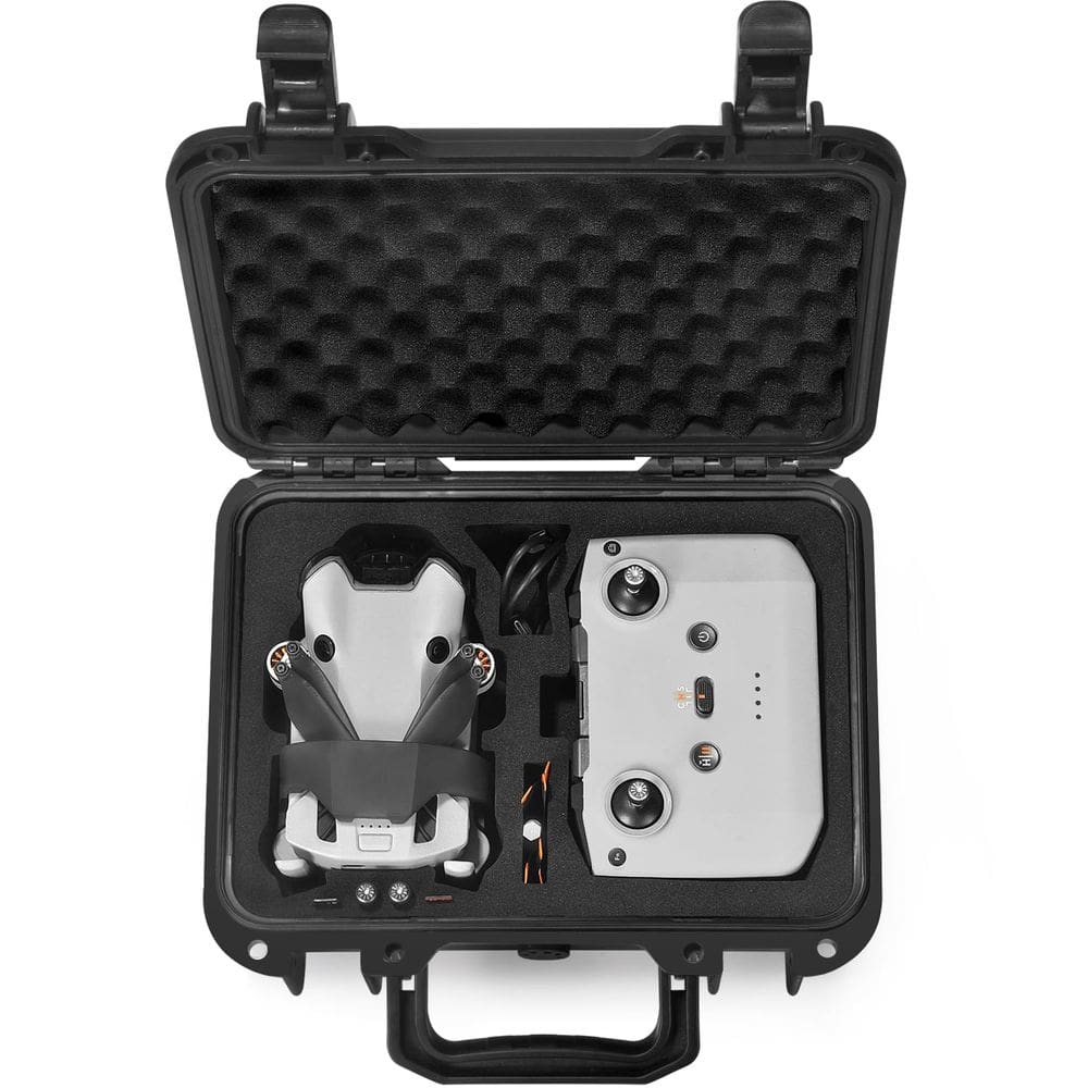 Capa rígida impermeável Lekufee para DJI Mini 4 Pro Drone