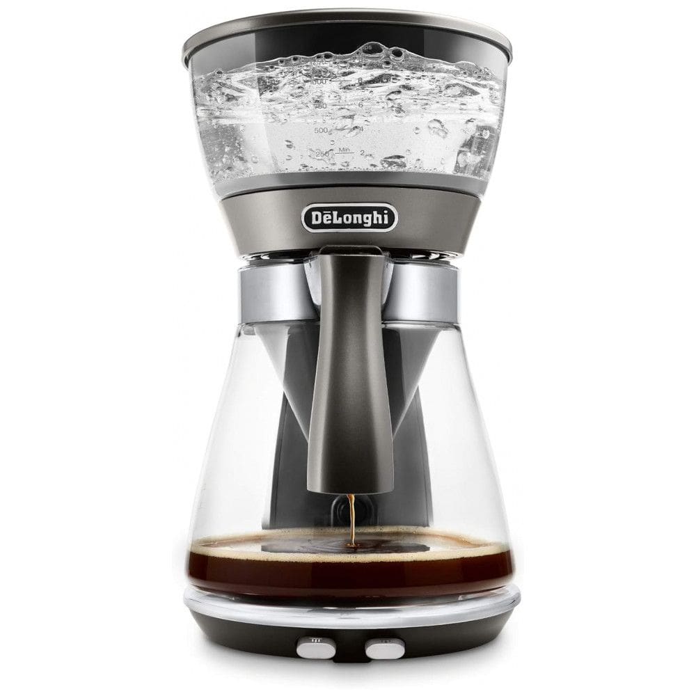 Cafeteira Elétrica Programável Goumert 3 em 1 Cpaciade 8 Xic Qualidade Barista, 1200W, 110v, DELONGHI ICM17270, Cinza