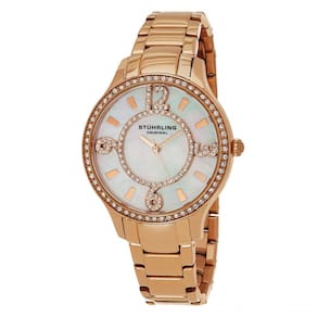 Relógio Feminino Stuhrling Chic 559 Quartzo 36mm, Ouro Rosa