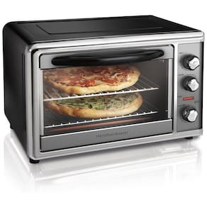 Forno Elétrico de Bancada com Controle de Temperatura e Temporizador, 110v, HAMILTON BEACH 31107D, Preto