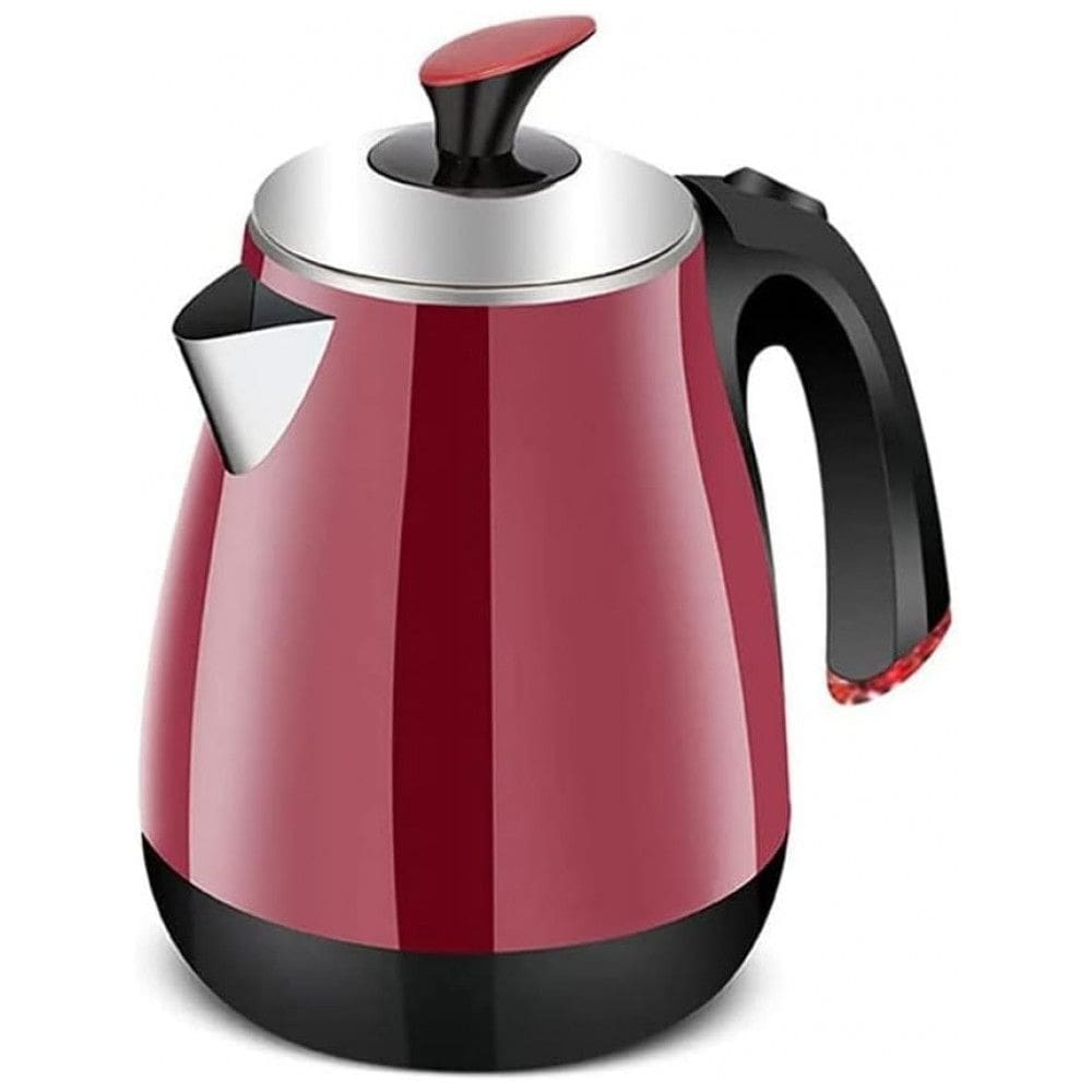 Chaleira Elétrica 1.7L com Desligamento Automático e Proteção de Fervura, 1500W, 110v, UOOD, Vermelho