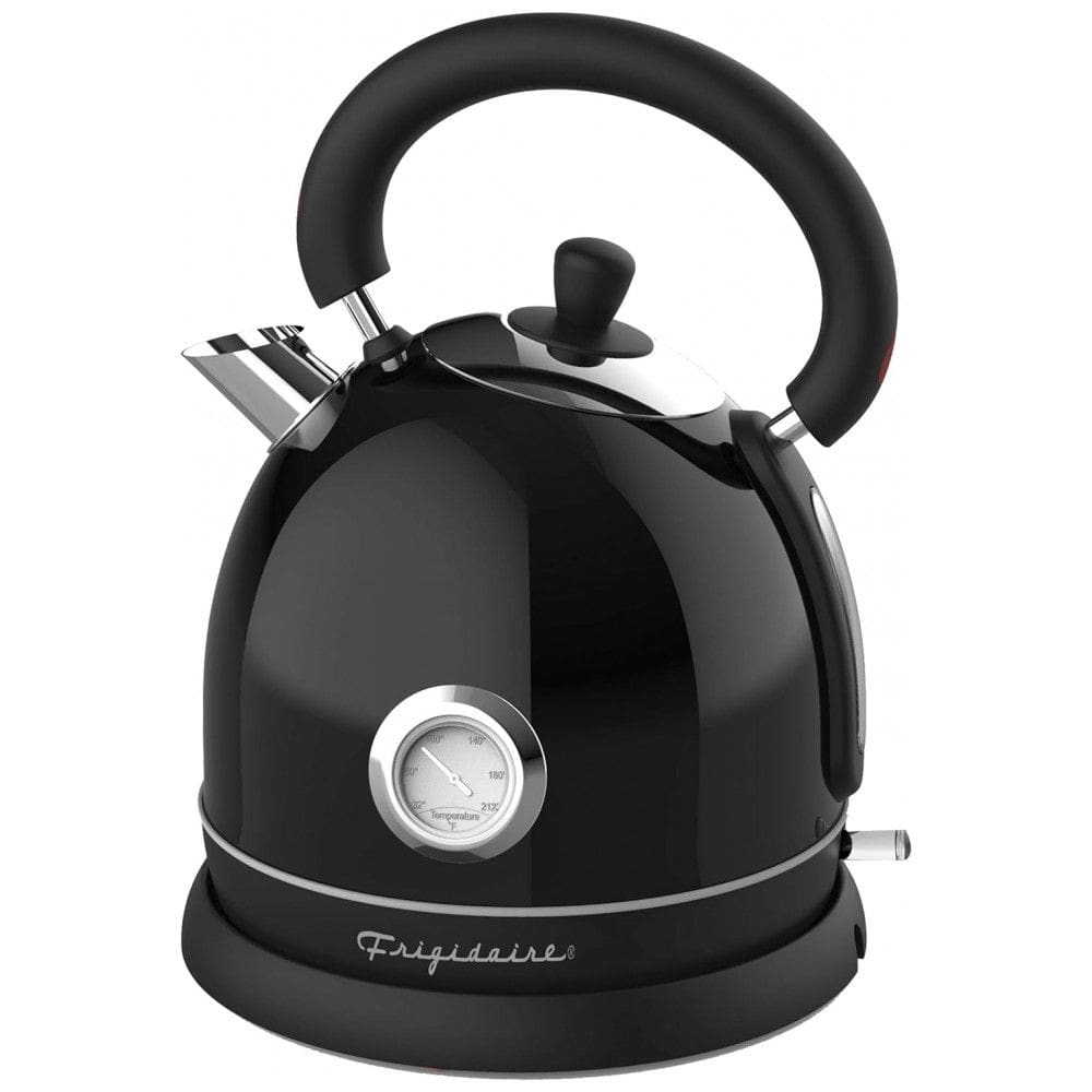 Chaleira Elétrica Retrô 1.8L com Desligamento Automático e Proteção de Fervura, 110v, FRIGIDAIRE EKET125 BLACK, Preto