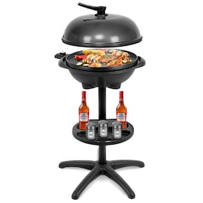 KC42178 Churrasqueira Elétrica Portátil serve 5 Porções, 1350W, 110v, GIANTEX KC42178New, Preto