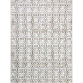 Tapete Dolce Pêlo Baixo Antialérgico Antiderrapante - Shine Bege - 200x240cm