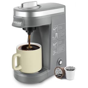 Cafeteira Elétrica Expresso para Cápsula 350 mL 800W, 110v, CHULUX CL CM20001, Cinza