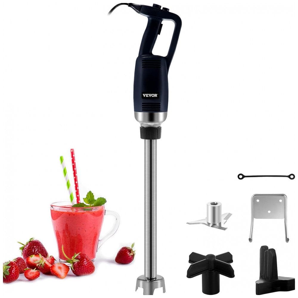 Mixer Elétrico de Aço Inoxidável com Controle de Velocidade, 750W, 110v, VEVOR SCJBQ750w50cm, Preto