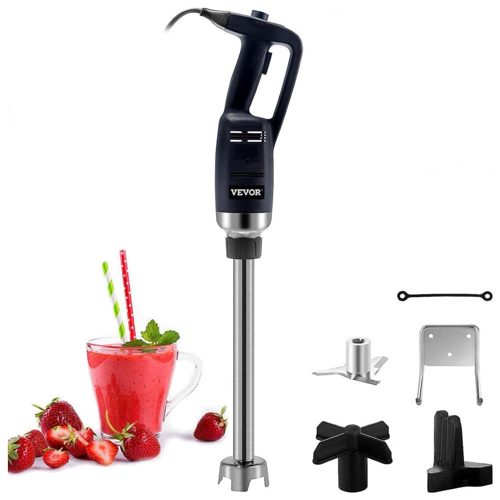 Mixer Elétrico de Aço Inoxidável, 350W, 110v, VEVOR SCJBQ350W50CM, Azul
