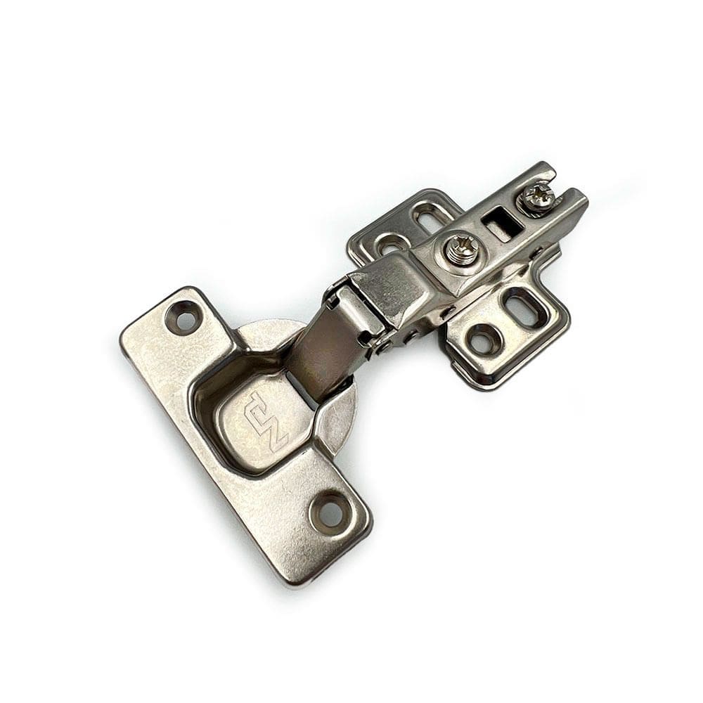 Dobradiça Com Amortecedor Curva 35Mm Calço Fixo