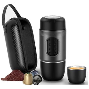 Cafeteira Elétrica Programável Expresso Manual 80mL, STARESSO, Preto