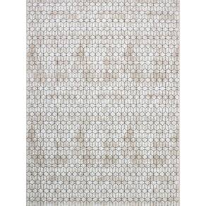 Tapete Dolce Pêlo Baixo Antialérgico Antiderrapante - Shine Bege - 250x350cm