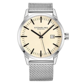 Relógio Masculino Stuhrling Ascot 555M Quartzo 42mm, Prata