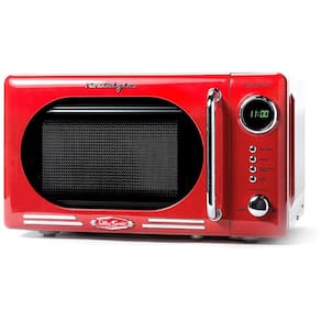 Micro ondas Retro de Bancada 19 Litros Multifuncional, 700W, 110v, NOSTALGIA NRMO7RD, Vermelho