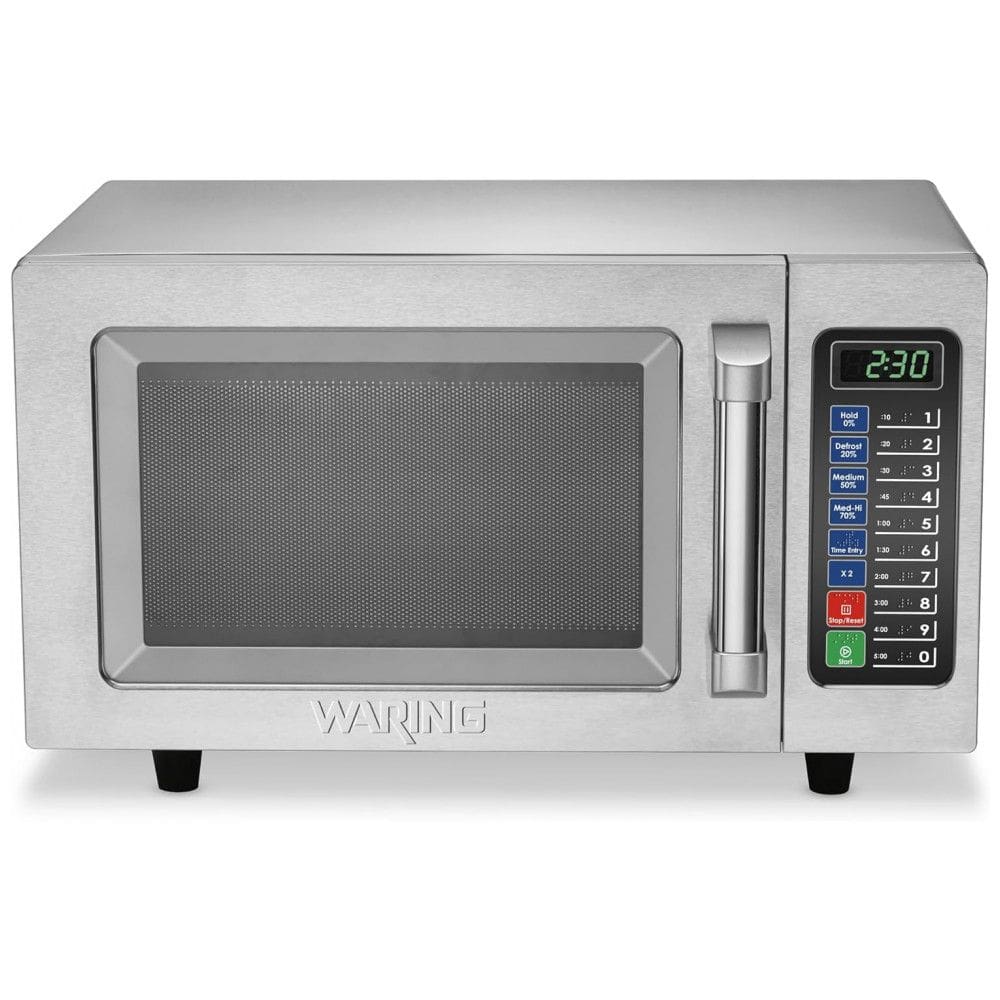 Micro ondas 25 Litros Multifuncional de Aço Inoxidável, 1000W, 110v, WARING WMO90, Prateado