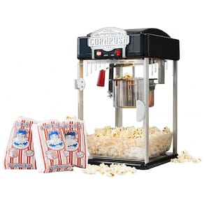 Pipoqueira Elétrica Retrô Produz até 6 Porções, 110v, CORNRUSH 4B, Preto