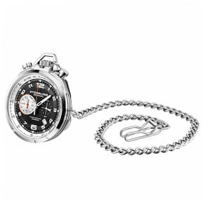 Relógio de Bolso Masculino Stuhrling Torero 990 com Cronógrafo, Prata
