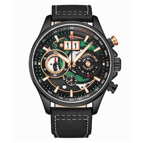 Relógio Masculino Stuhrling 923 Quartzo 45mm com Cronógrafo, Preto