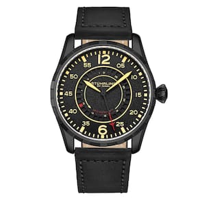 Relógio Masculino Stuhrling Aviador 4002 Quartzo 44mm, Preto
