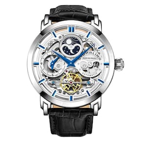 Relógio Masculino Stuhrling Anatol 371 Automático 46mm, Preto
