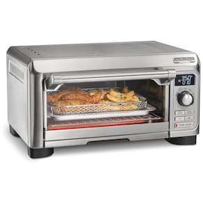 Forno Elétrico de Bancada em Aço Inoxidável e Painel Digital, 1500W, 110v, HAMILTON BEACH PROFESSIONAL 31241, Prateado