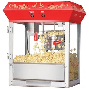 Pipoqueira Elétrica de Bancada em Aço Inoxidável, 560W, 110v, GREAT NORTHERN POPCORN 6106 6 OZ Foundation Top Red, Vermelho