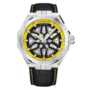 Relógio Masculino Stuhrling Gio 379 Automático 41mm, Preto
