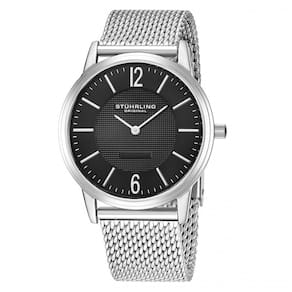 Relógio Masculino Stuhrling Somerset Elite 122 Quartzo 38mm, Prata