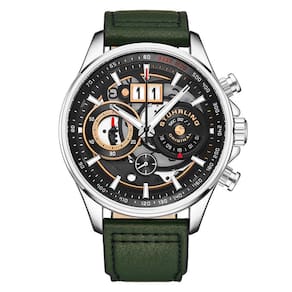 Relógio Masculino Stuhrling Ace Aviator 923 Quartzo 45mm com Cronográfo, Verde
