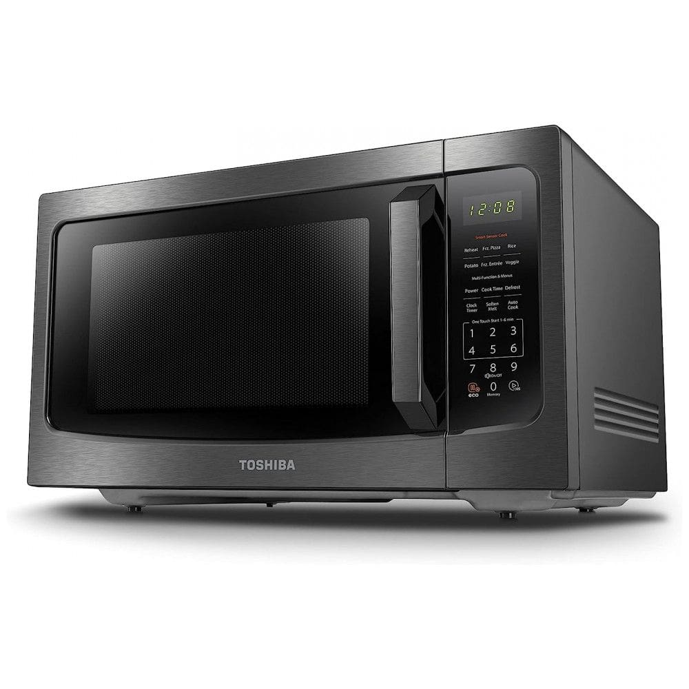 Micro Ondas de Bancada em Aço Inoxidável 45L, 110V 1200W, TOSHIBA MLEM45PBS, Preto