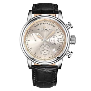 Relógio Masculino Stuhrling 895.02 Quartzo 42mm com Cronógrafo, Preto