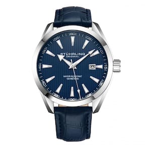 Relógio Masculino Stuhrling Forte 3953 Quartzo 42mm, Azul