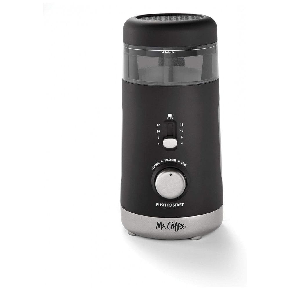 Moedor de Café Elétrico Portátil Ajustável com 5 Configurações de Moagem, 110V, Mr Coffee, Preto