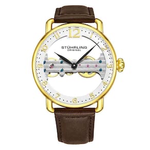 Relógio Masculino Stuhrling Ponte 3914 Quartzo 42mm, Dourado