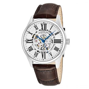 Relógio Masculino Stuhrling Atrium 747 Automático 42mm, Marrom