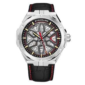Relógio Masculino Stuhrling Gio 379 Automático 41mm, Preto