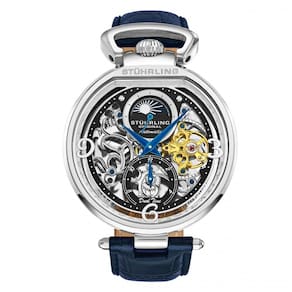 Relógio Masculino Stuhrling Modena 3954 Automático 46mm, Azul