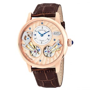 Relógio Masculino Stuhrling Sagittarian 740 Automático 45mm, Ouro Rosa