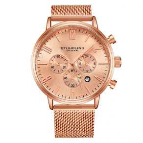 Relógio Masculino Stuhrling Monaco 3932 Quartzo 41mm, Rosa