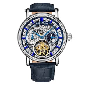 Relógio Masculino Stuhrling 4000.1 Automático 43mm, Azul
