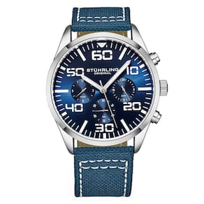 Relógio Masculino Stuhrling 4001 Quartzo 42mm, Azul