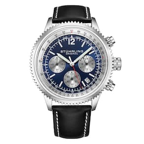 Relógio Masculino Stuhrling Monaco 4015 Automático 44mm, Azul