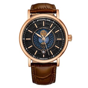 Relógio Masculino Stuhrling Dueto 899 Quartzo 42mm, Marrom